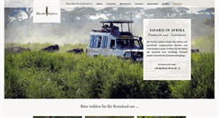 Desktop Screenshot of karibu-safaris.de